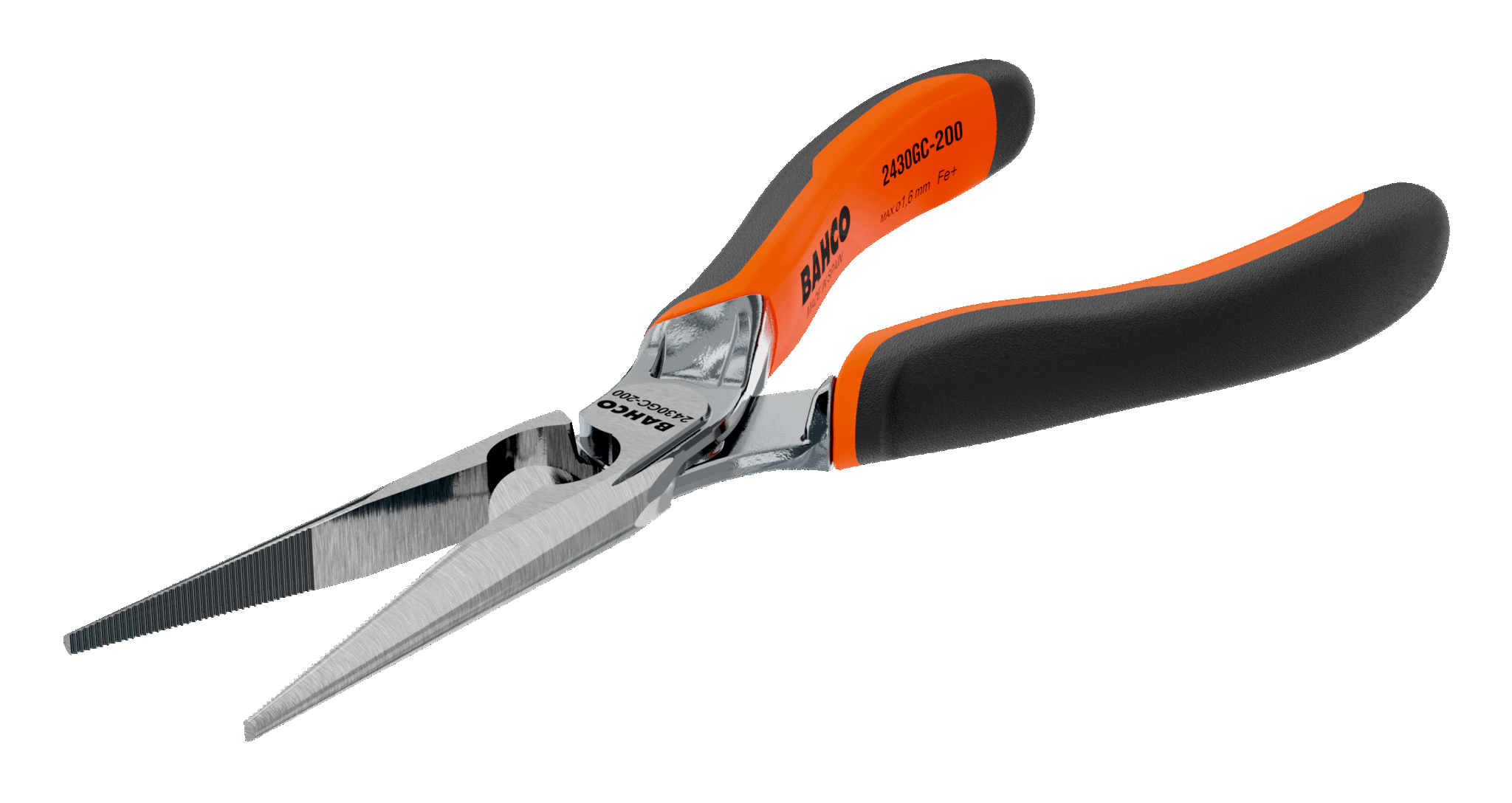 ALICATE PUNTA CROMADO ERGO 6 BAHCO (2430GC-160IP)