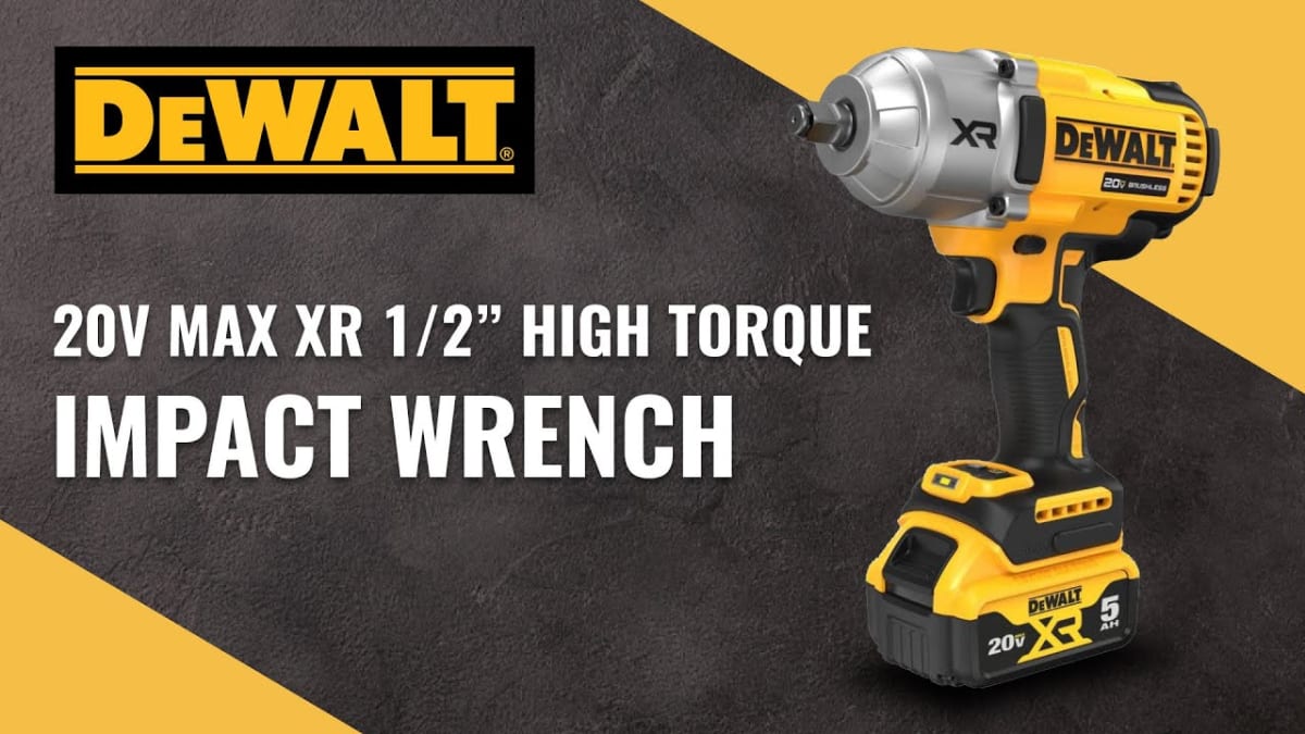 LLAVE IMPACTO XR 20V 1/2 "2" BATERIAS 5Ah DEWALT (DCF900P2-B2) 