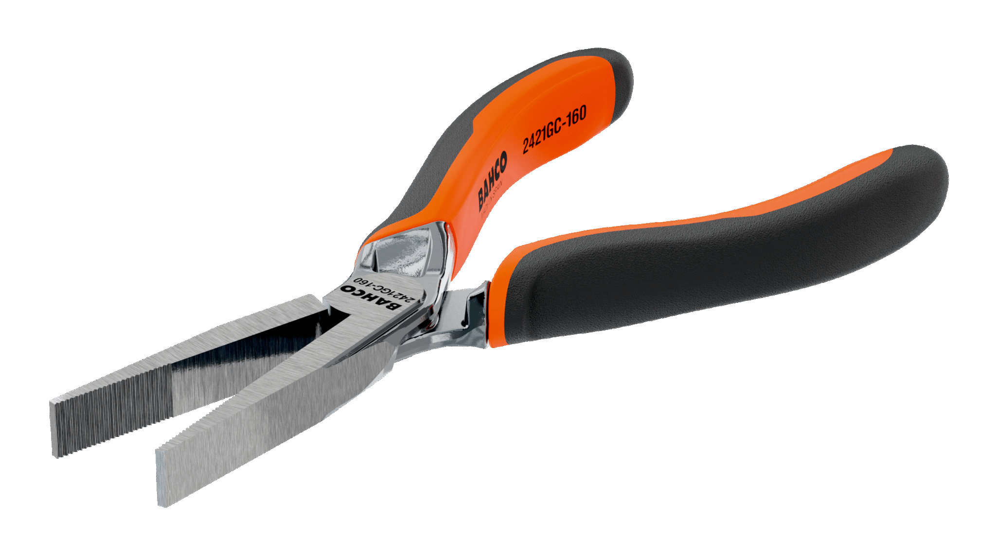 ALICATE PUNTA PLANA ERGO 7" BAHCO (2421GC)