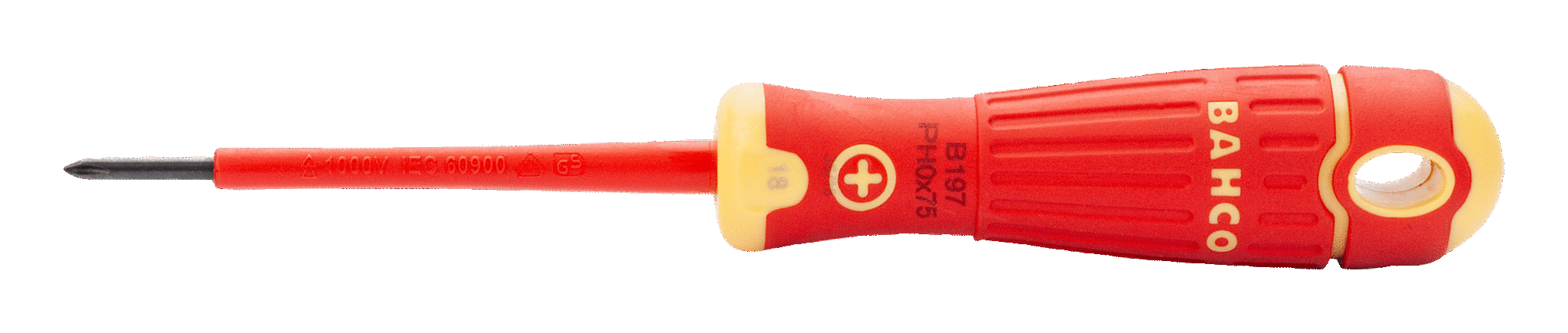 DESTORNILLADOR CRUZ AISLADO 1000V B197.001.080 PH1BAHCO 