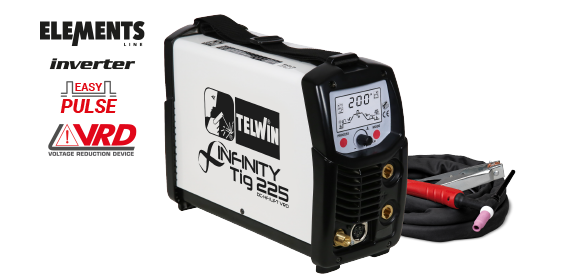 SOLDADORA INVERTEC INFINITY TIG. 200 AMP MOD. 225 TELWIN