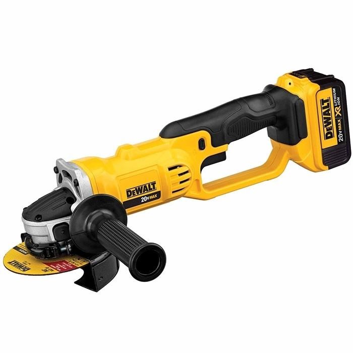 ESMERIL ANGULAR 4.1/2 20V 2 BAT. 4,0Ah DEWALT (DCG412M2-B2)
