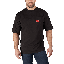 POLERA MANGA CORTA NEGRA TALLA L MILWAUKEE (601B-L)