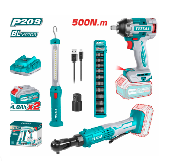 LLAVE IMPACTO + CHICHARRA 20V TOTAL (TOSLI240461)