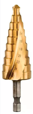 BROCA ESCALONADA TITANIO IMPACT READY DEWALT 14-25 MM (DT5030-QZ)