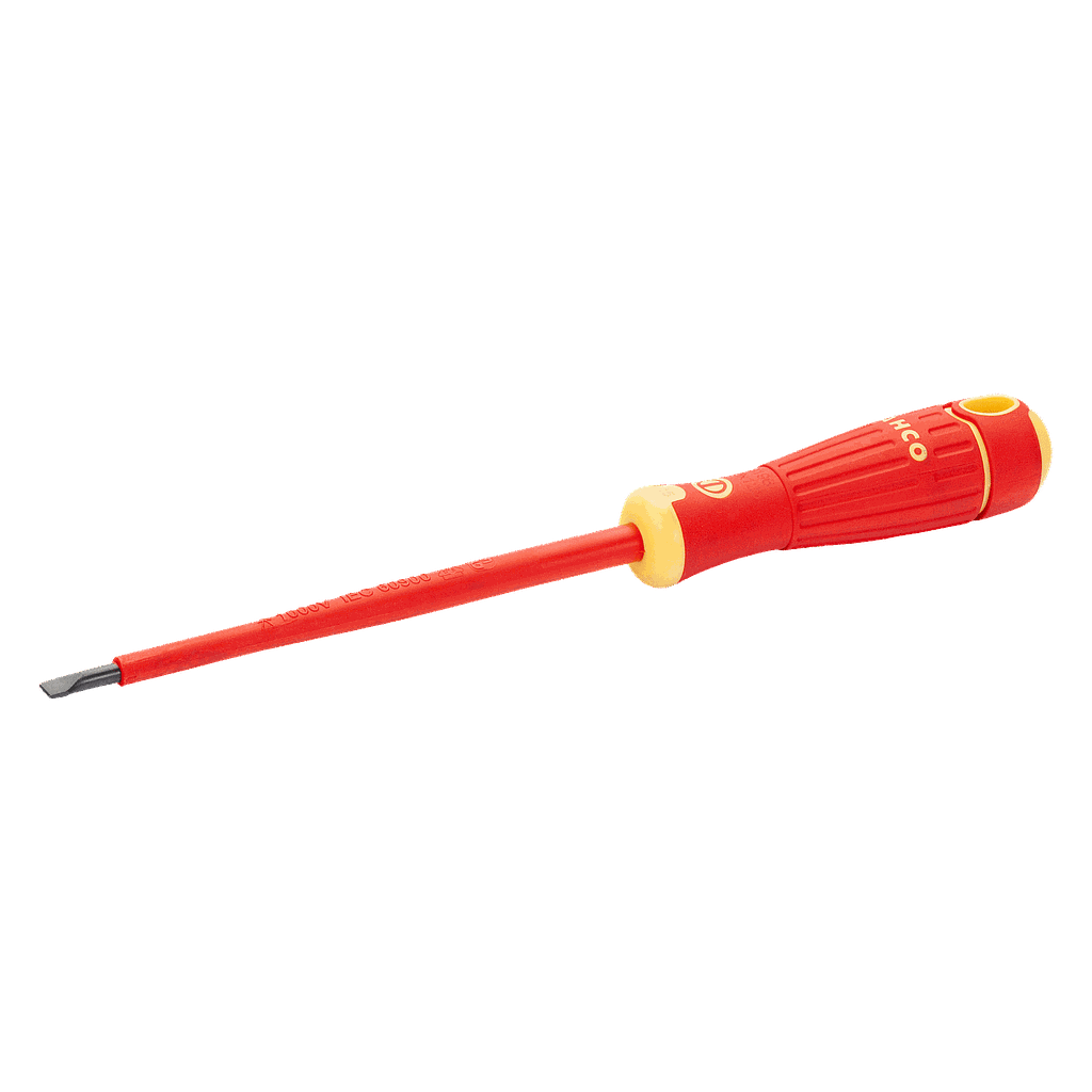 DESTORNILLADOR PLANO AISLADO 1000V B196.040.100 BAHCO
