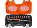 JUEGO DADOS DE 1/4 17 PZAS BAHCO (S160)