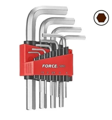 JUEGO LLAVES ALLEN 1.5 A 10 MM FORCE (5093)
