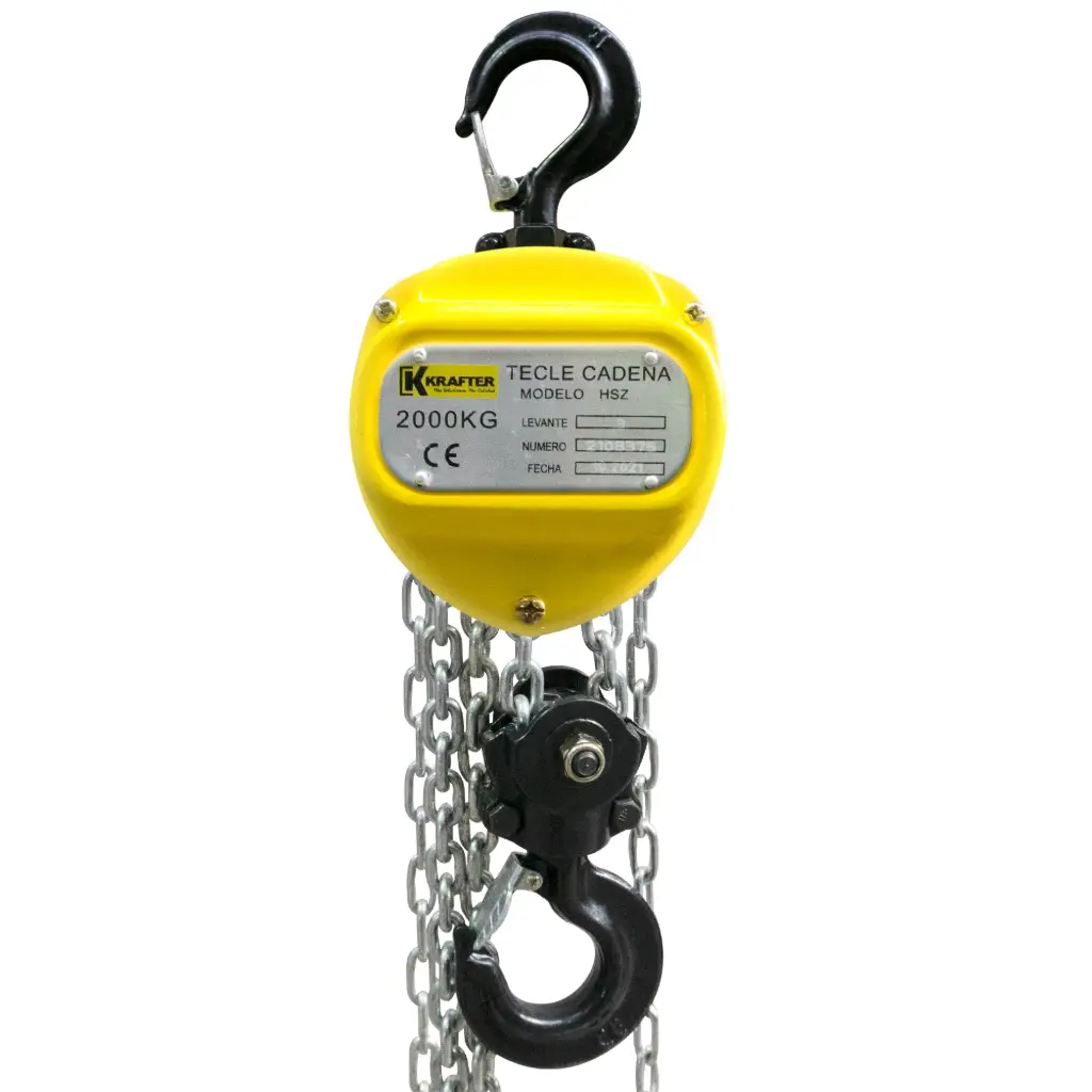TECLE CADENA 2 TON 3 MTS CADENA KRAFTER