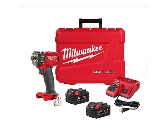 LLAVE IMPACTO COMPACTA 1/2 339Nm 18V 2 BAT 5.0Ah MILWAUKEE (2855-259)