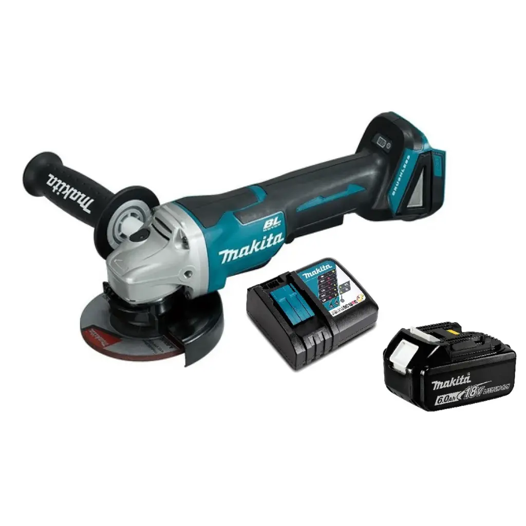 ESMERIL ANGULAR 18V 4.1/2"  BAT 3.0Ah MAKITA (DGA458RF) 