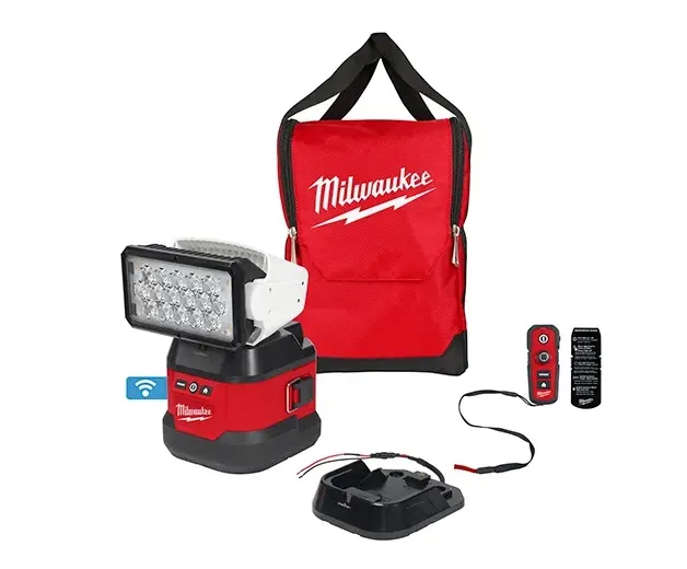 LAMPARA CONTROL REMOTO C/BASE M18 MILWAUKEE (2123-21)