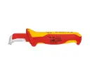 CUCHILLO PELACABLE PTA. CHATA 1000V KNIPEX (9855)