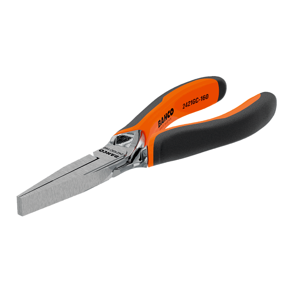 ALICATE PUNTA PLANA ERGO 7" BAHCO (2421GC)