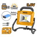 LAMPARA LED 3,6V RECARGABLE USB INGCO (HRLF4415)